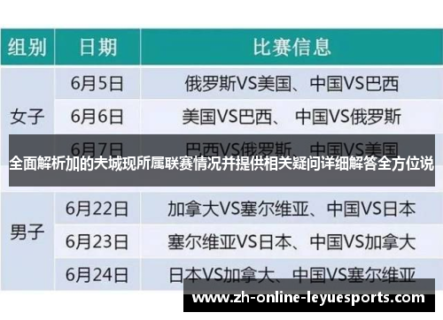 全面解析加的夫城现所属联赛情况并提供相关疑问详细解答全方位说 全面解析加的夫城现所属联赛情况并提供相关疑问详细解答全方位说