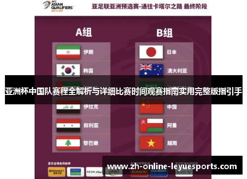亚洲杯中国队赛程全解析与详细比赛时间观赛指南实用完整版指引手 亚洲杯中国队赛程全解析与详细比赛时间观赛指南实用完整版指引手